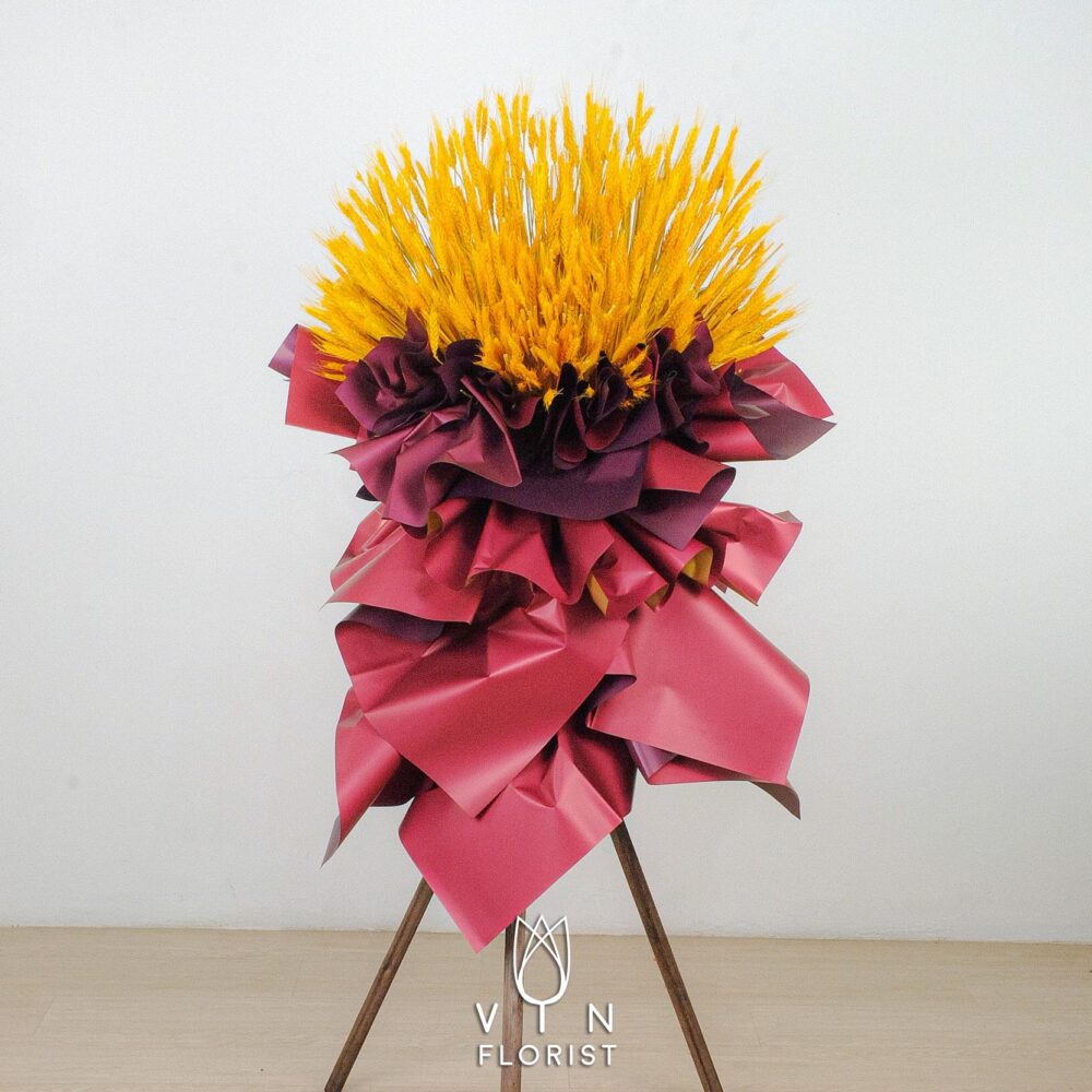 Golden Harvest Flower Stand