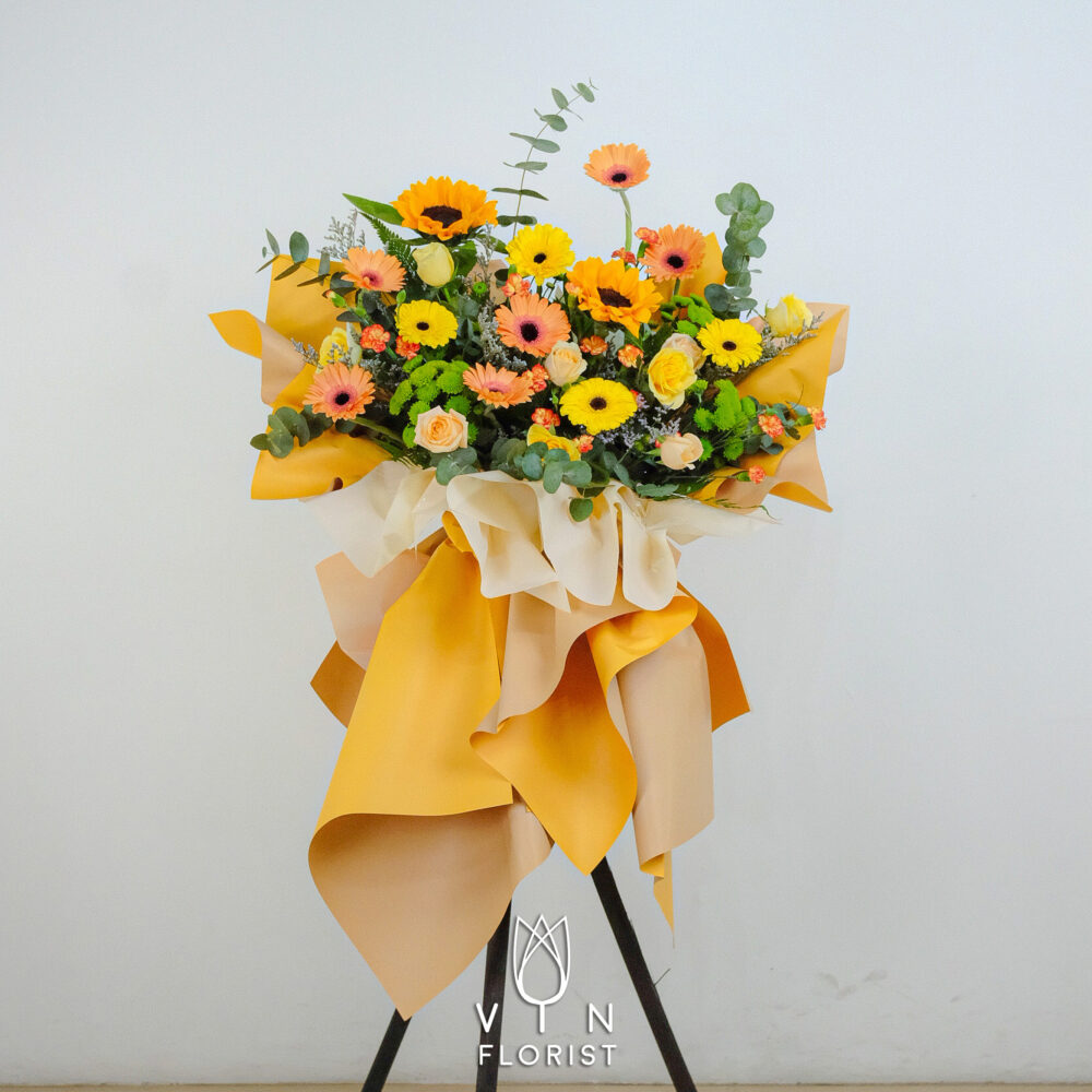 Golden Ong Flower Stand