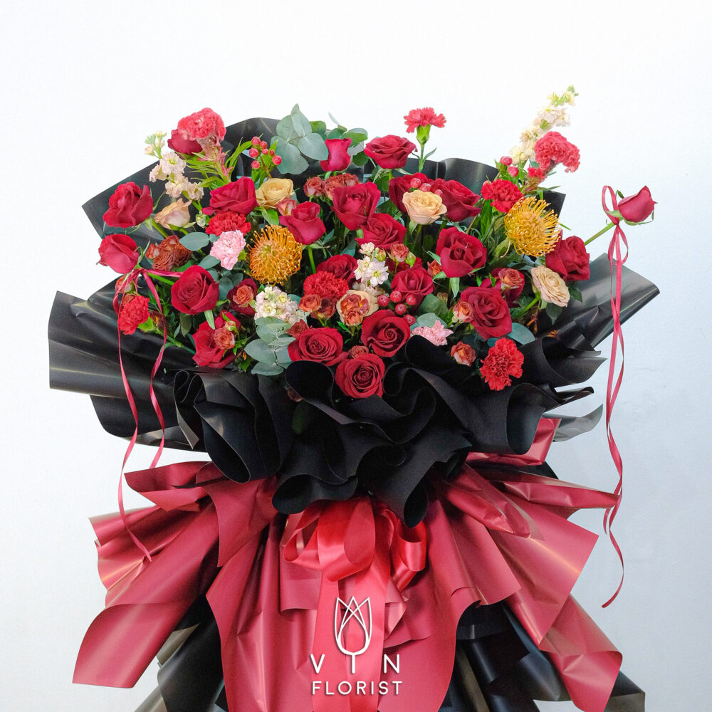 Wild Red Flower Stand