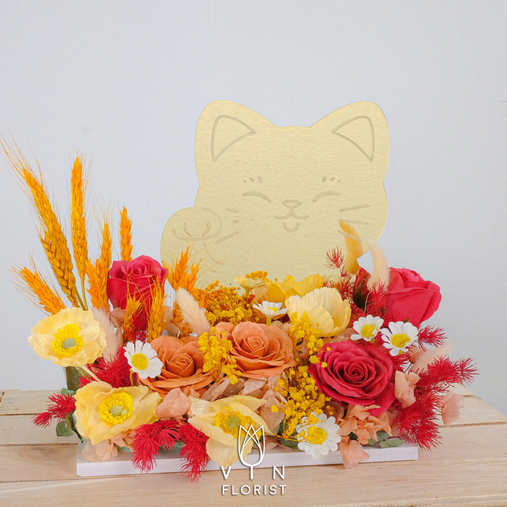 Mirror Fortune Cat 001